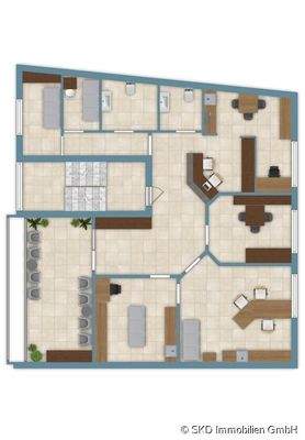 Grundriss-Skizze 1. Obergeschoss