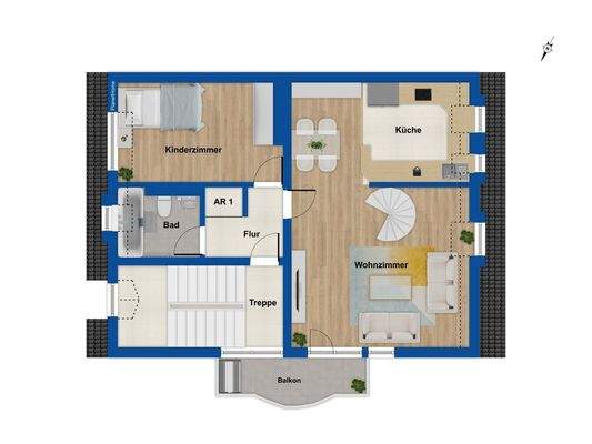 Grundriss 3. Obergeschoss