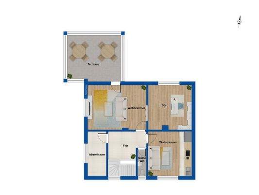 Grundriss Obergeschoss