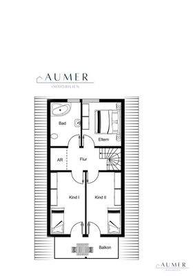 Obergeschoss Grundriss