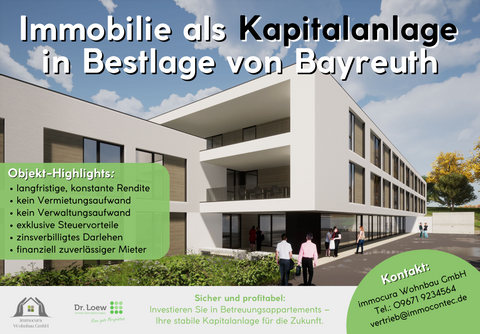 Bayreuth Renditeobjekte, Mehrfamilienhäuser, Geschäftshäuser, Kapitalanlage
