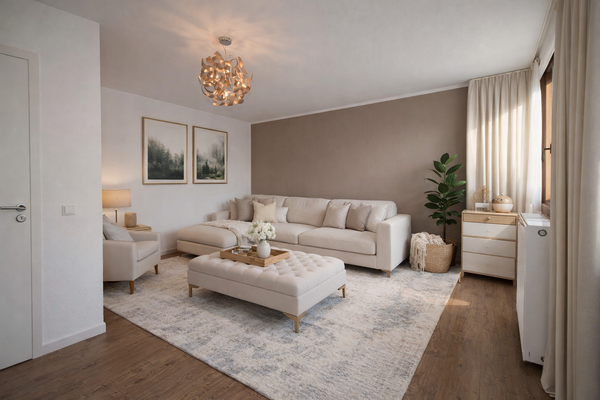 Wohnzimmer visualisiert