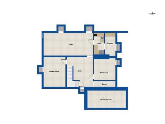 Grundriss - Kellergeschoss