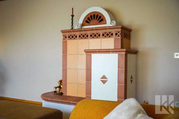 ...stilvollem Kamin, ...