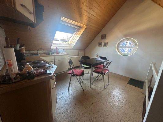 Küche Spitzboden