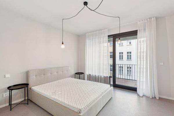 2-Zimmer Beispiel mit Möblierungsvorschlag