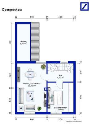 Grundriss Obergeschoss