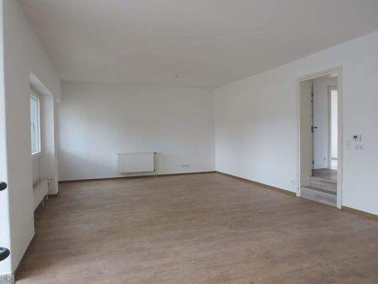 offener Wohnbereich im WE 1 im EG 