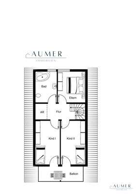 Obergeschoss Grundriss