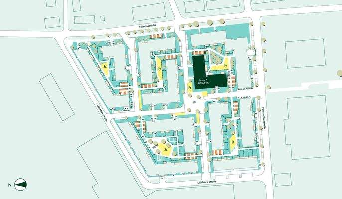 Lage der Eigentumswohnung im Quartier