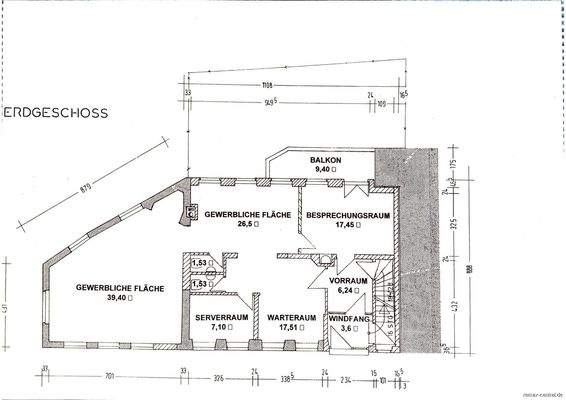 Erdgeschoss - Gewerbe