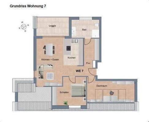 Grundriss Wohnung 7
