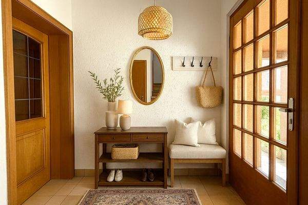 Flur virtuell möbeliert