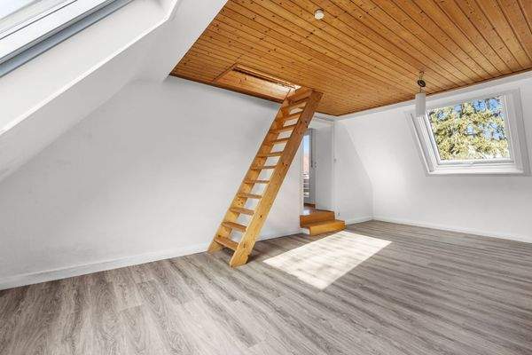 Wohnbereich im Dachgeschoss