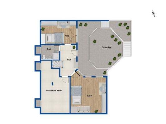 Grundriss Obergeschoss