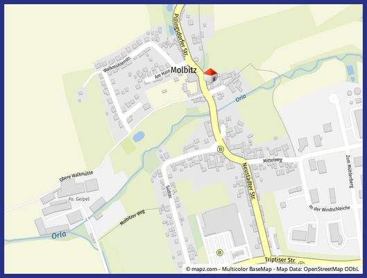 Geolyzer Kartenausschnitt