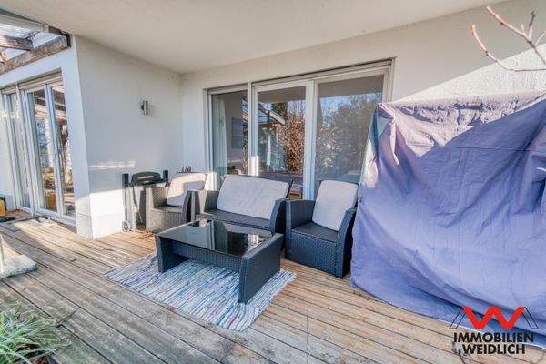 Terrasse im Untergeschoss