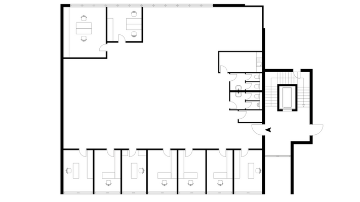 1. OG - Bürofläche