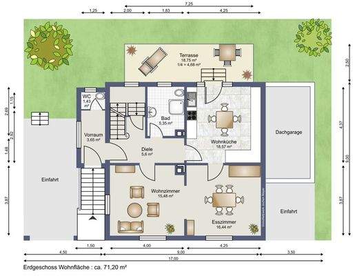 Brei-155-Grundriss Erdgeschoss