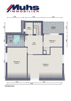 Grundriss Dachgeschoss