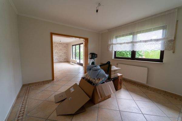 Esszimmer am Wohnzimmer