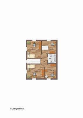 Markkleeberg b. Leipzig | Grundriss 1. OG