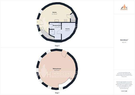 Grundriss Ferienturm