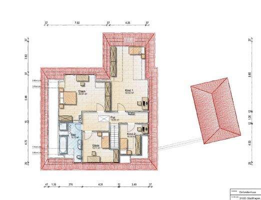 Grundriss Obergeschoss