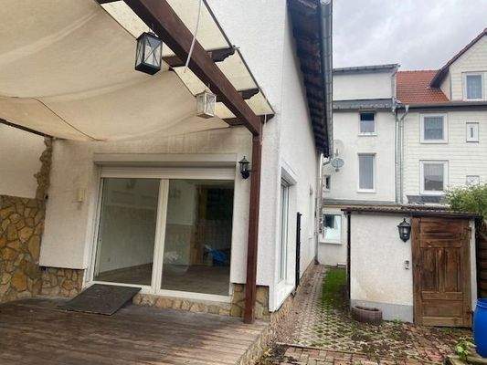 behindertengerechte WE Terrasse