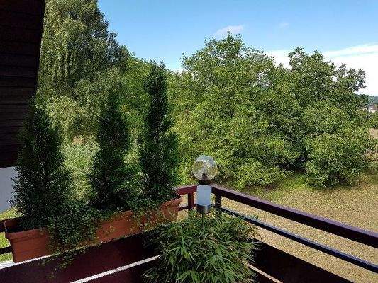 Balkonaussicht links