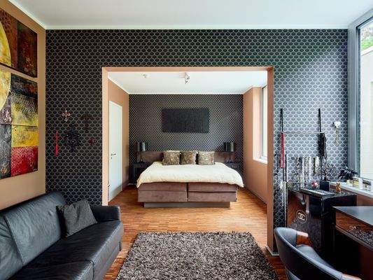 Die Aufteilung der Kinderzimmer lässt sich nach persönlichen Bedarfen anpassen - so wie für dieses neu geschaffene Schlafzimmer