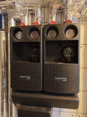 Pumpengruppen FBH+Radiatoren