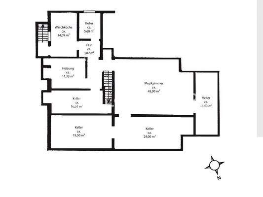 Grundriss Keller