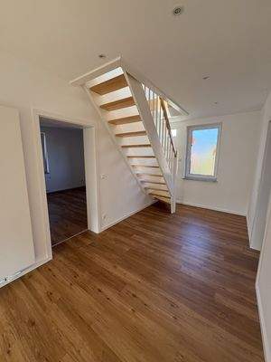 Treppe ins Dachgeschoss