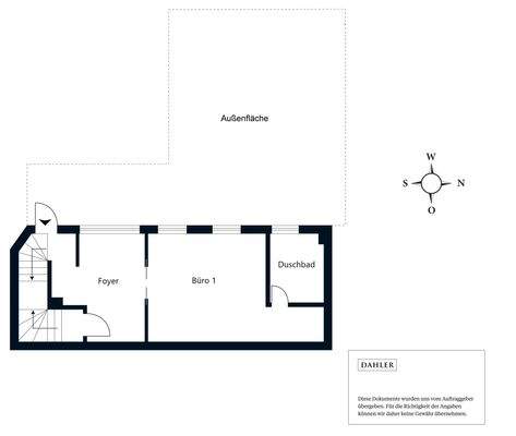 Grundriss Erdgeschoss Büro 1