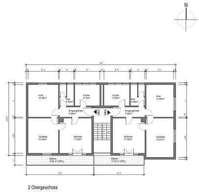 Grundriss - 2. Obergeschoss