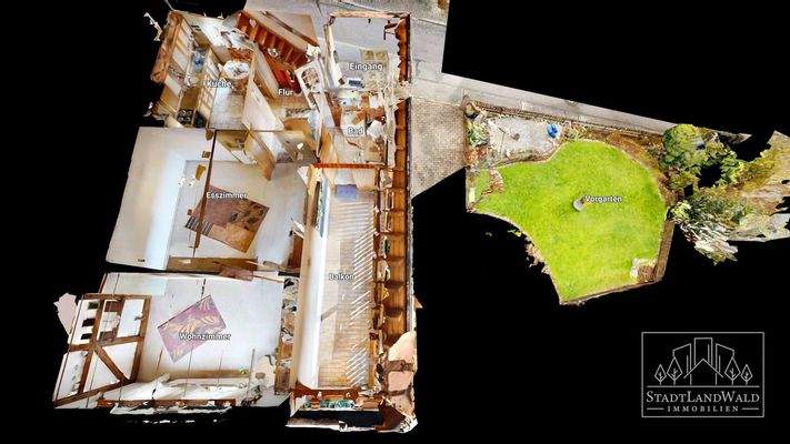 EG - Schematischer Grundriss - 3D