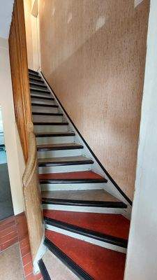 Treppe zum Obergeschoss