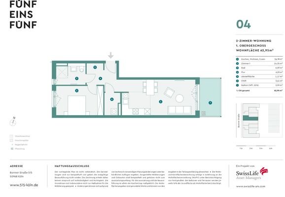 Grundriss WE 04