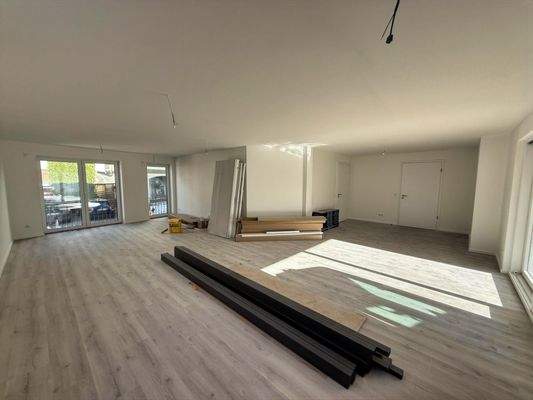 Wohnen und Essen mit Kochen