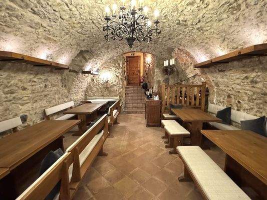 Gastraum Gewölbekeller