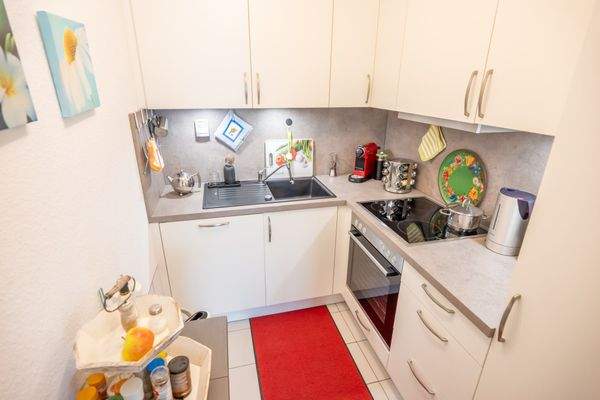 Moderne Küche mit Einbauküche