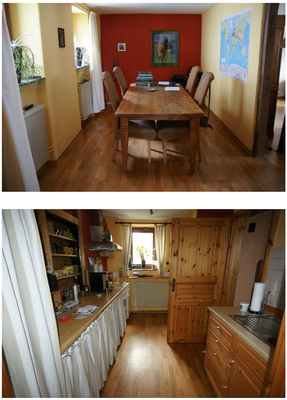 Privatwohnung Esszimmer und Küche
