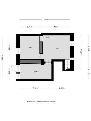 Grundriss Kellergeschoss Haus 1