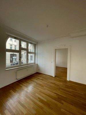 Blick ins Schlafzimmer