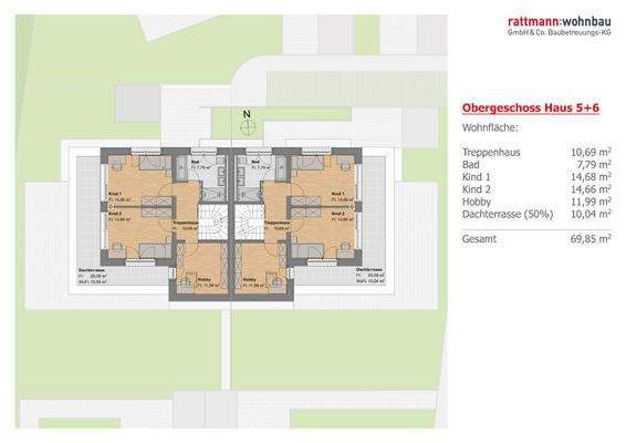 Grundriss Obergeschoss