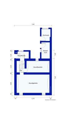 Grundriss Kellergeschoss