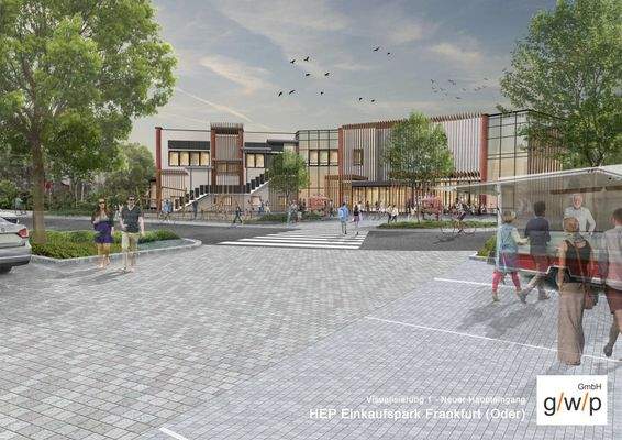 Visualisierung Haupteingang