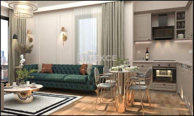 Apartments for Sale in Advantageous Location in Mersin Mezitli