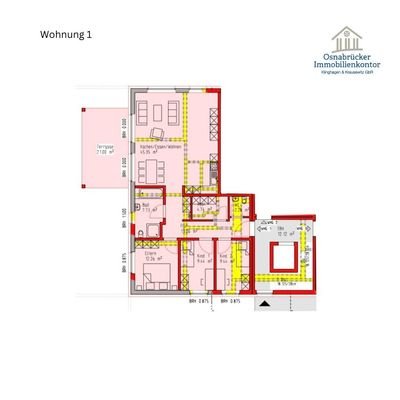 Wohnung 1 Grundriss